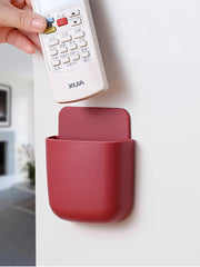 リモコンラック 収納ラック 生活雑貨 壁掛け 充電口付き 粘着テープ 壁面 貼る ペンホルダー ペン立て リモコンホルダー スマホホルダー スマホスタンド 小物収納 コンパクト シンプル 便利