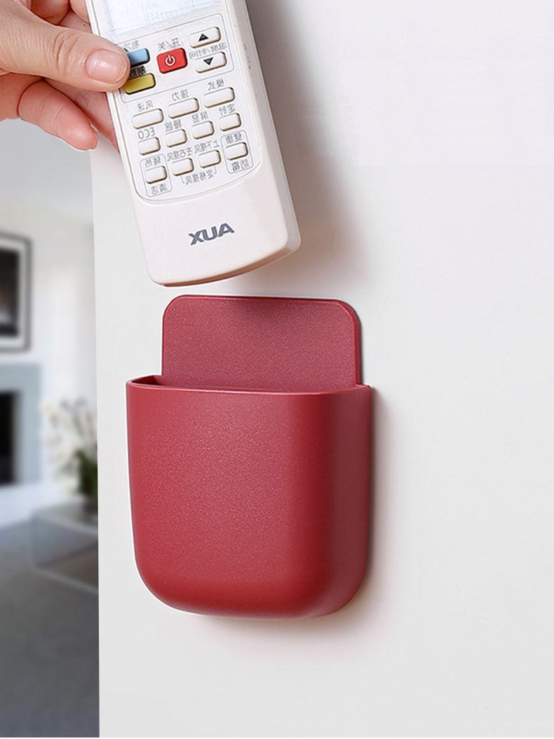 リモコンラック 収納ラック 生活雑貨 壁掛け 充電口付き 粘着テープ 商品画像4