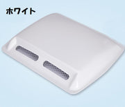 カーステッカー 通気口ステッカー エアフローステッカー 四角形 スクエア型 車用 愛車 ダミー ダクト フェイク 外装 装飾 ドレスアップ 簡単装着 貼るだけ おしゃれ かっこいい シンプル カーグッズ 自動車アクセサリー