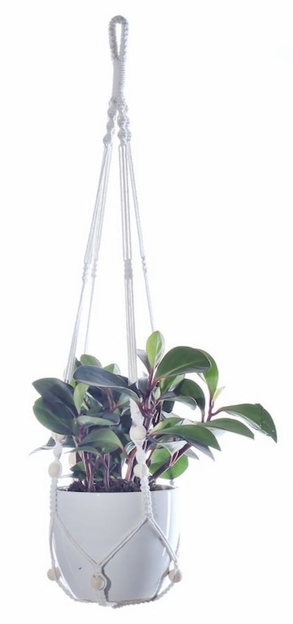 プラントハンガー ハンギングプランター インテリア雑貨 植物ハンガーネット 吊るす ナチュラル 19 バリエーション画像