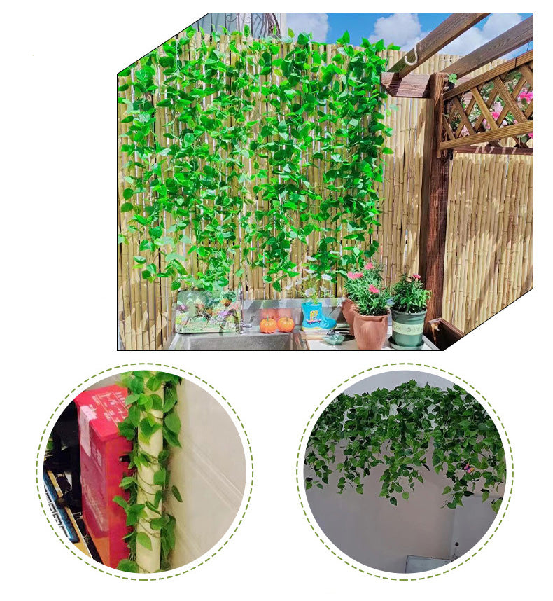 フェイクグリーン 人工観葉植物 造花 吊り下げ 壁掛け 蔓 商品画像3