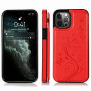 iPhoneケース スマホケース スマホカバー 手帳型 蝶 ちょうちょ 草花 植物 ボタニカル カード入れ ポケット付き おしゃれ 彫り模様 12 12Pro 12ProMax 12mini 11 11Pro 11ProMax X XS XSMAX XR 8 8plus 7 7plus SE かわいい アイフォン 携帯ケース 保護ケース 背面保護 傷防止 ピンク ブルー ブラック 青 水色 黒