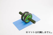 腹筋ローラー 腹筋トレーニング 2輪  トレーニング用品 スポーツ フィットネス 体操 女性 男性 男女兼用 ダイエット 腹筋 胸筋 筋トレ 背筋 引き締め ローラー お腹周り 初心者 上級者 コンパクト
