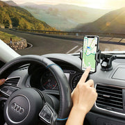 車用スマホホルダー スマホスタンド 車載 カー用品 カーアクセサリー 吸盤固定  車用 角度調節可 滑り止め 伸縮性 横向き 縦向き 窓 シンプル スタイリッシュ おしゃれ かっこいい 便利グッズ 赤 灰