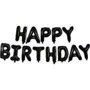 バルーン 誕生日 HAPPY BIRTHDAY バースデー 文字 アルファベット 16インチ 40cm パーティーグッズ  サプライズ 光沢 飾りつけ 室内装飾 インスタ映え 記念撮影 ゴールド 金 シルバー 銀 カラフル レインボー ネイビー レッド 赤 グラデーション ブラック 黒 かわいい キュート ポップ かっこいい