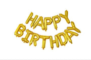 バルーン 誕生日 HAPPY BIRTHDAY バースデー 文字 アルファベット 16インチ 40cm パーティーグッズ  サプライズ 光沢 飾りつけ 室内装飾 インスタ映え 記念撮影 ゴールド 金 シルバー 銀 カラフル レインボー ネイビー レッド 赤 グラデーション ブラック 黒 かわいい キュート ポップ かっこいい