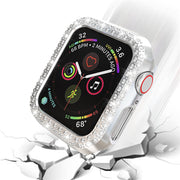 アップルウォッチ用カバー Apple Watch用 保護ケース 保護カバー 傷防止 汚れ防止 保護 ガラスフィルム ラインストーン キラキラ 可愛い お洒落 38mm 42mm 40mm 44mm 41mm 45mm SE Series7 6 5 4 3 2 1 レディース 女性 スマートウォッチアクセサリー