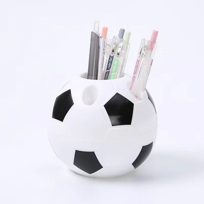 ペンスタンド ペン立て 鉛筆立て ペンホルダー サッカーボール風 球型 商品画像3