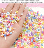 ネイルパーツ 10個セット キャンディ型 飴 あめ アメ 3D 立体 可愛い パーツ ネイルアート ジェルネイル レジン ハンドメイド デコパーツ