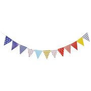 ガーランド 三角旗 フラッグ 誕生日 パーティー イベント クリスマス 結婚式 部屋飾り DIY ハート ドット 子供部屋 可愛い おしゃれ カラフル 映える 雑貨 インテリア ピンク 青 パープル