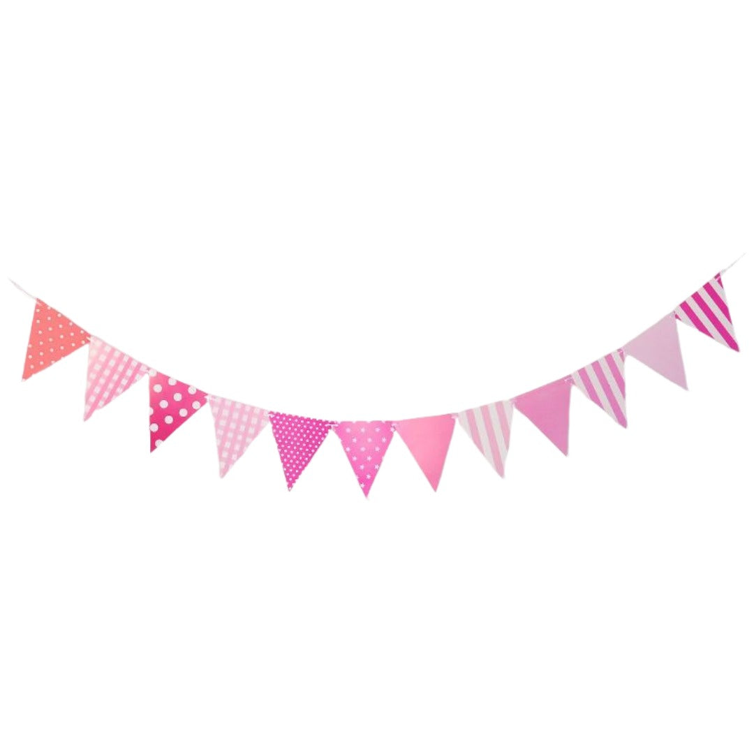 ガーランド 三角旗 フラッグ 誕生日 パーティー イベント クリスマス 結婚式 部屋飾り DIY ハート ドット 子供部屋 可愛い おしゃれ カラフル 映える 雑貨 インテリア ピンク 青 パープル