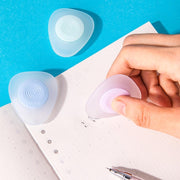 ゲルボールペン用消しゴム 5個セット けしごむ 三角形 ゲルボールペン用 消せる 文字消し シンプル かわいい 勉強 学校 文房具 筆記用具