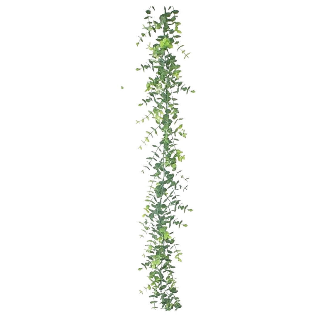 フェイクグリーン 人工観葉植物 180cm 造花 DIY ユーカリ つる ロング 装飾 室内 屋内装飾 葉っぱ 飾り おしゃれ インテリア