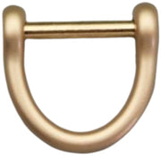 Dカン ねじ式 ドライバー付き D環 Dリング 半円形 金属 金具 アクセサリー 手作り DIY ハンドメイド クラフト キーホルダー ショルダーストラップ 部品 黒 ブラック ゴールドカラー シルバーカラー