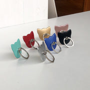スマホ用ホールドリング スマホリング スマホスタンド リングスタンド 猫 ネコ ねこ 落下防止 角度調整 かわいい キュート