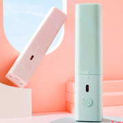 ヘアアイロン ストレート USB 蓋付き ミニ 小さめ 小型 コンパクト 持ち運び 携帯 旅行 トラベル 便利