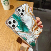 iPhoneケース スマートフォンケース スマホ カバー 背面保護 ハードケース アイフォン アイフォーン マーブル まだら おしゃれ 可愛い カラフル クリア iPhone13 Pro ProMax mini 12 11 X XS XR XSMax 8Plus 8 7Plus 7 SE スマートフォンアクセサリー