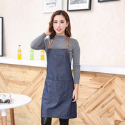 エプロン 大人用 男女兼用 ユニセックス キッチン用品 デニム ワークエプロン DIY ガーデニング 首掛け ポケット付き 後ろ結び レディース メンズ 料理 家事 汚れ防止 作業 防水 カフェ キャンプ アウトドア おしゃれ かわいい ギフト プレゼント 日用品雑貨