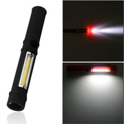 懐中電灯 LED ライト LEDライト ペンライト 細い コンパクト 軽量 持ちやすい 電池式 マグネット 明るい 置き型 自立 クリップ 磁石 ポータブル スリム