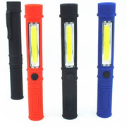 懐中電灯 LED ライト LEDライト ペンライト 細い コンパクト 軽量 持ちやすい 電池式 マグネット 明るい 置き型 自立 クリップ 磁石 ポータブル スリム