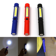 懐中電灯 LED ライト LEDライト ペンライト 細い コンパクト 軽量 持ちやすい 電池式 マグネット 明るい 置き型 自立 クリップ 磁石 ポータブル スリム