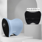 シートクッション 車用クッション 首用枕 首枕 単品 首当て ネックパッド ネックピロー ヘッドレスト バックル 取付簡単 負担軽減 長距離 長時間 運転 ドライブ 旅行 立体的 おしゃれ