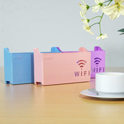 ルーター収納ボックス 壁掛け Wifi ケーブルボックス Wifi機器収納ルーター シンプル ロゴ 配線整理 スッキリ 整理整頓 かわいい おしゃれ 浮かせる収納