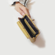 財布 コインケース 小銭入れ がま口 がま口財布 カード入れ レディース 女性 フェイクレザー レザー調 前ポケット カード収納 ミニ財布 ミニウォレット コンパクト おしゃれ 上品 ギフト プレゼント