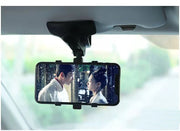 車用スマホホルダー 車載ホルダー スマートフォン クリップ式 挟む ダッシュボード サンバイザー ルームミラー 角度調節 360度回転 便利 簡単設置 車用品 カー用品 カーアクセサリー