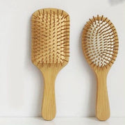 ヘアブラシ ヘアーブラシ クッションブラシ レディース メンズ 竹 木製 ウッド コーム くし 櫛 ヘアケア 頭皮 ブラッシング