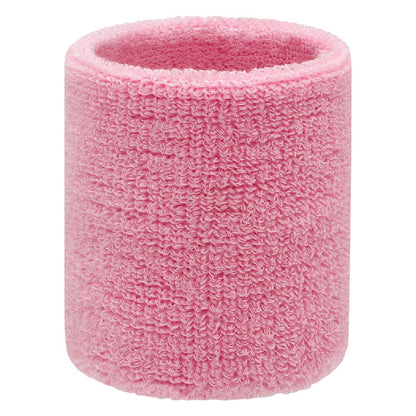 リストバンド 手首サポーター 長さ10cm 単品 厚手パイル地 汗止め ピンク バリエーション画像