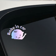 カーステッカー 車用シール 車用ステッカー 赤ちゃん乗ってます Baby in car ベビーインカー デカール デコレーション 注意喚起 セーフティー 安全 カー用品 かわいい おしゃれ 外装