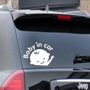 カーステッカー 車用シール 車用ステッカー 赤ちゃん乗ってます Baby in car ベビーインカー デカール デコレーション 注意喚起 セーフティー 安全 カー用品 かわいい おしゃれ 外装