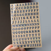 金属ステッカー アルファベット 数字 キャンドル 石膏 転写 ハンドメイド ラッピング デコレーション おしゃれ