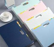 ファイルケース 書類ケース 大きいサイズ 文房具 ファイル 書類入れ 蛇腹式 じゃばら式 アコーディオン式 13ポケット 卓上収納 大容量 マチあり 折りたたみ 書類整理 文具 保管 汚れ防止 ホルダー 収納 事務用品 学用品 シンプル かわいい おしゃれ ネイビー 青 緑 ピンク 灰
