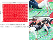 フィットネスマット ヨガマット デコボコ 突起付き ジョイントマット ストレッチ エクササイズ 丸める 持ち運び可 携帯可 カラフル シンプル 繋げる 拡張可 フィットネス リラックス