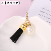 チャーム タッセル フェクパール パール調 パーツ アクセサリー ハンドメイド 手作り 手芸用品 クラフト用品 可愛い 華やか お洒落 カラバリ豊富