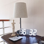 時計 置時計 壁掛け時計 目覚まし時計 アラーム LEDライト USB接続 立体 デジタル時計 日付表示 インテリア おしゃれ かっこいい
