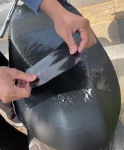 補修テープ 長さ10m 幅5cm バイクシート メンテナンス用品 補修シール 革補修 生地 貼るだけ 簡単 防水 バイク用品