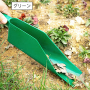 スコップ ハンドスコップ ロング スリム 溝掃除用 側溝 樋 細め 長め 清掃 外構 プラスチック ゴミ掃除 落ち葉取り 簡単 便利 園芸用品 道具 プランター 土 庭