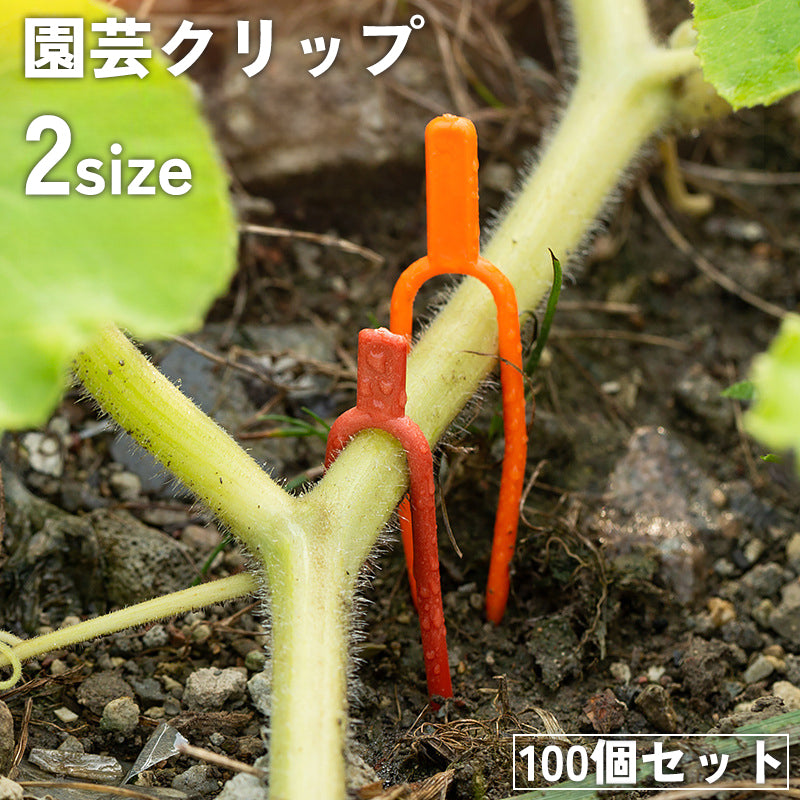 園芸クリップ 100個セット フォーク 植物 茎 蔓 商品画像
