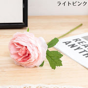造花 一輪 1本 ピオニー 芍薬 シャクヤク 牡丹 ボタン 花材 フェイクフラワー 人工観葉植物 インテリア 花飾り 枯れない