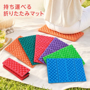 レジャークッション 携帯用クッション マット シート レジャー アウトドア レジャーシート 折り畳み 登山 山登り スポーツ観戦 運動会 便利