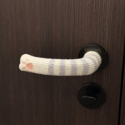ドアノブカバー 2個セット レバータイプ ハンドルカバー 猫の手 ネコの手 にゃんこ 肉球 静電気防止 怪我防止 汚れ防止 衝突防止 傷防止 動物 アニマル かわいい インテリア雑貨