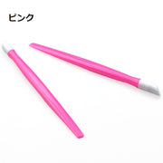 キューティクルプッシャーペン キューティクルプッシャー ネイルケア用品 ネイルケアグッズ ネイルケア 甘皮処理 角質オフ 美爪 ネイル ジェルネイル マニキュア シンプル カラフル ピンク 紫 青