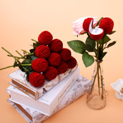 指輪ケース リングケース アクセサリーケース ジュエリーボックス ギフトボックス プレゼントボックス 薔薇 バラ ローズ 保管 ディスプレイ ベロア調 プレゼント ギフト