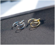レディース 指輪 リング アクセサリー ゴールドカラー シルバーカラー 内径17mm シンプル ジュエリー ファッション 雑貨 小物 女性用 記念日 誕生日 プレゼント 贈り物 ギフト