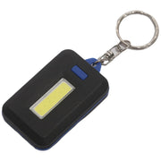 ミニ懐中電灯 LEDライト COB キーリング付き キーホルダー 電池式 防水 コンパクト 小型 ポータブル アウトドア キャンプ 防災 ハンディライト