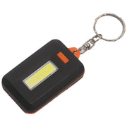 ミニ懐中電灯 LEDライト COB キーリング付き キーホルダー 電池式 防水 コンパクト 小型 ポータブル アウトドア キャンプ 防災 ハンディライト