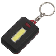 ミニ懐中電灯 LEDライト COB キーリング付き キーホルダー 電池式 防水 コンパクト 小型 ポータブル アウトドア キャンプ 防災 ハンディライト